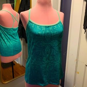 ATHLETA Printed Accent-Back Tank